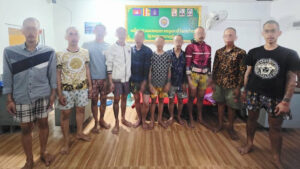 កម្លាំងជំនាញនគរបាលព្រហ្មទណ្ឌ ស្រាវជ្រាវឃាត់ខ្លួនក្មេងទំនើង ១០នាក់ ពាក់ព័ន្ធករណីប្លន់យកម៉ូតូ នៅចំណុចស្ថានីយ៍ចាក់ហ្គាស LPG 24 ខណ្ឌពោធិ៍សែនជ័យ